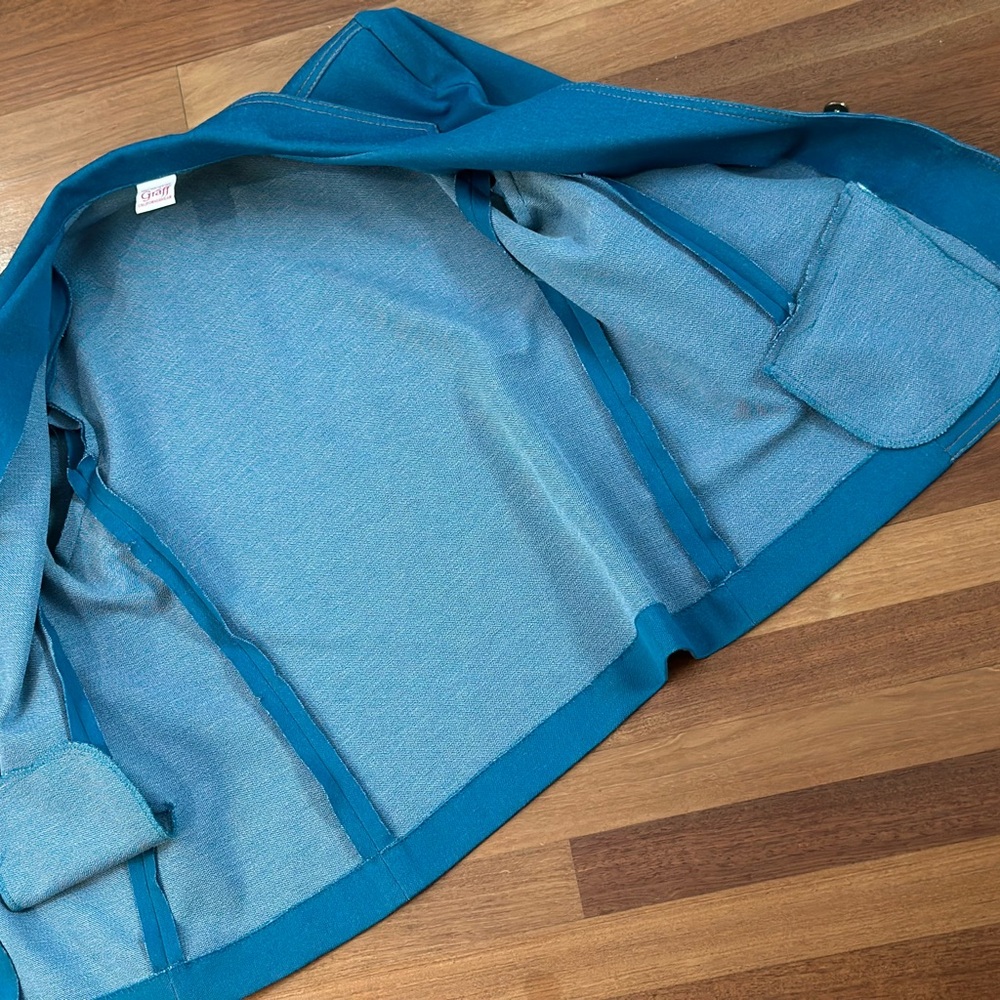 Teal Women's Blazer - Picture 4 of 6